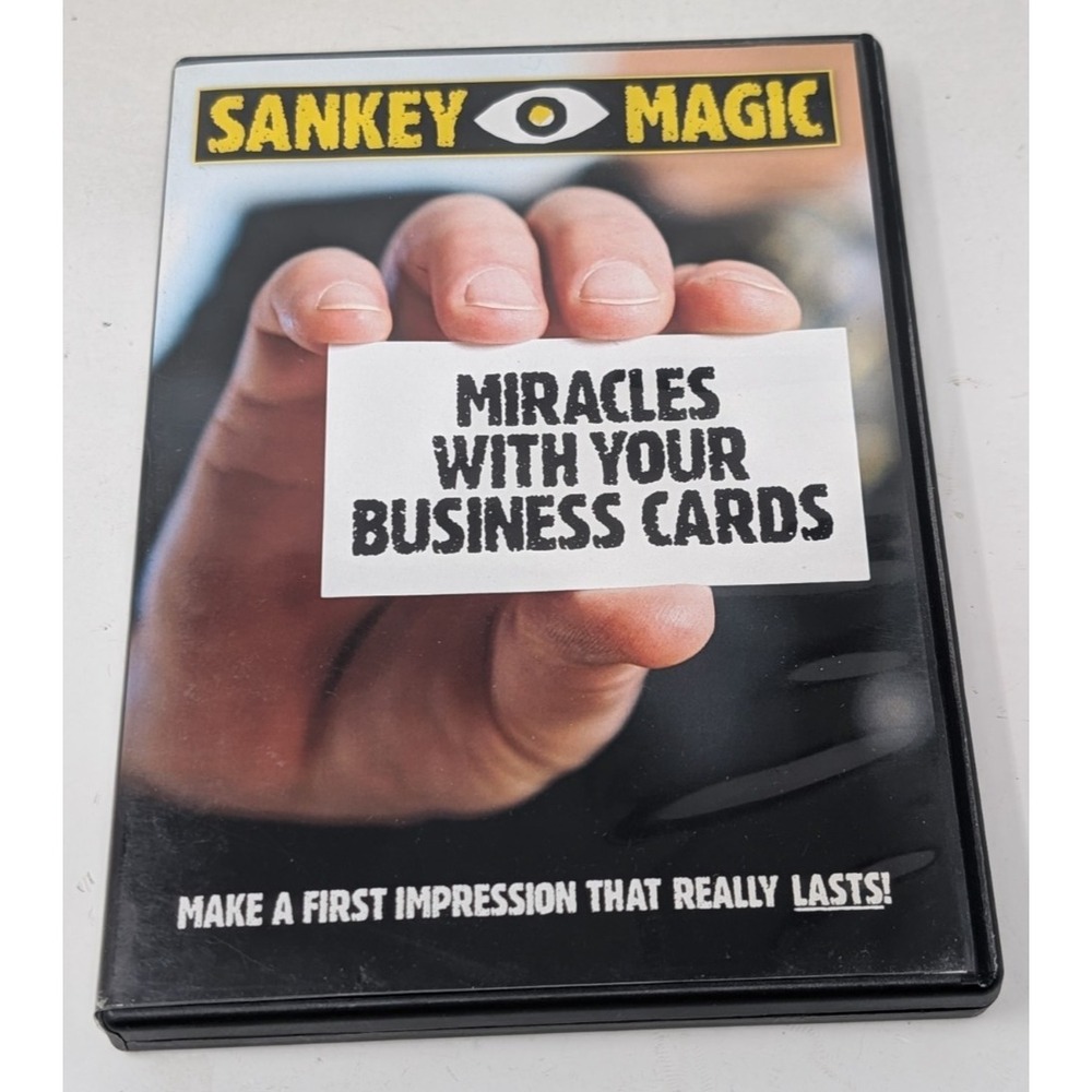 Jay Sankey Magic Tricks Miracles With Your Business Cards Instructional DVD